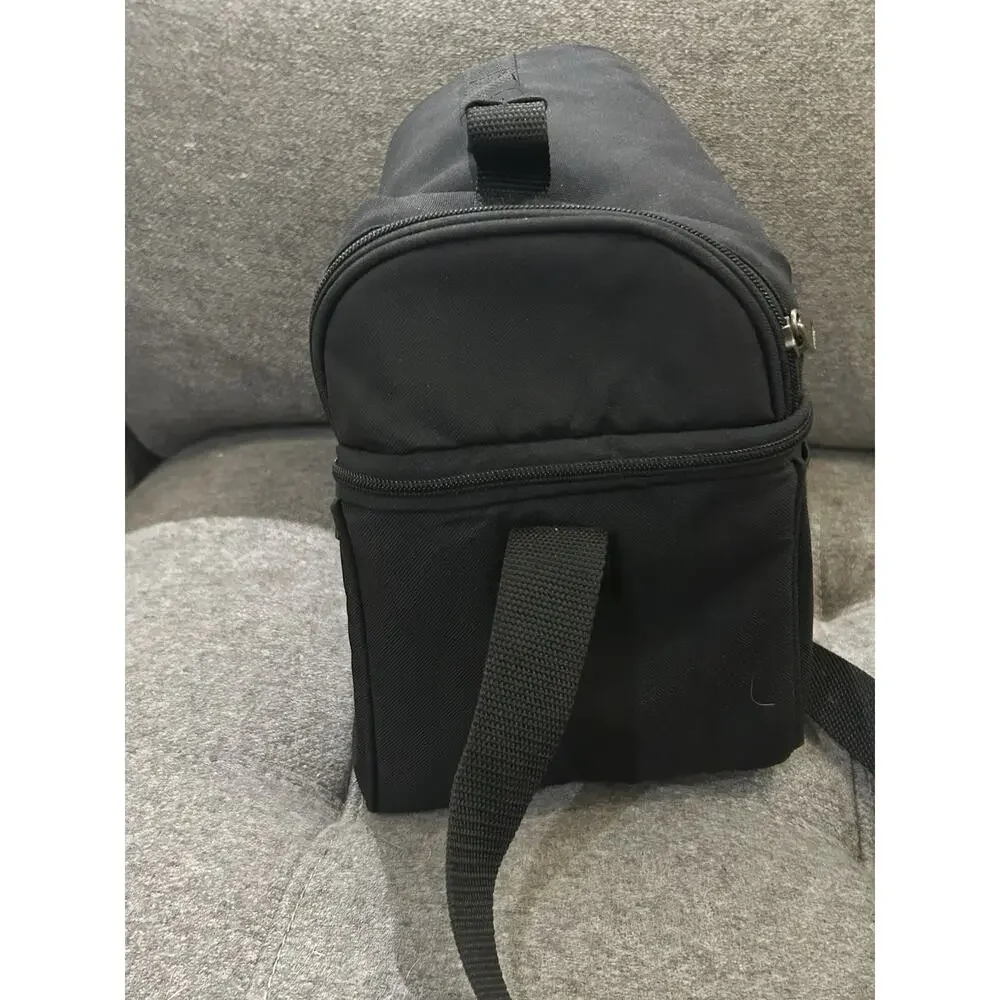 Carhartt Black Two Compartment Lunch Cooler